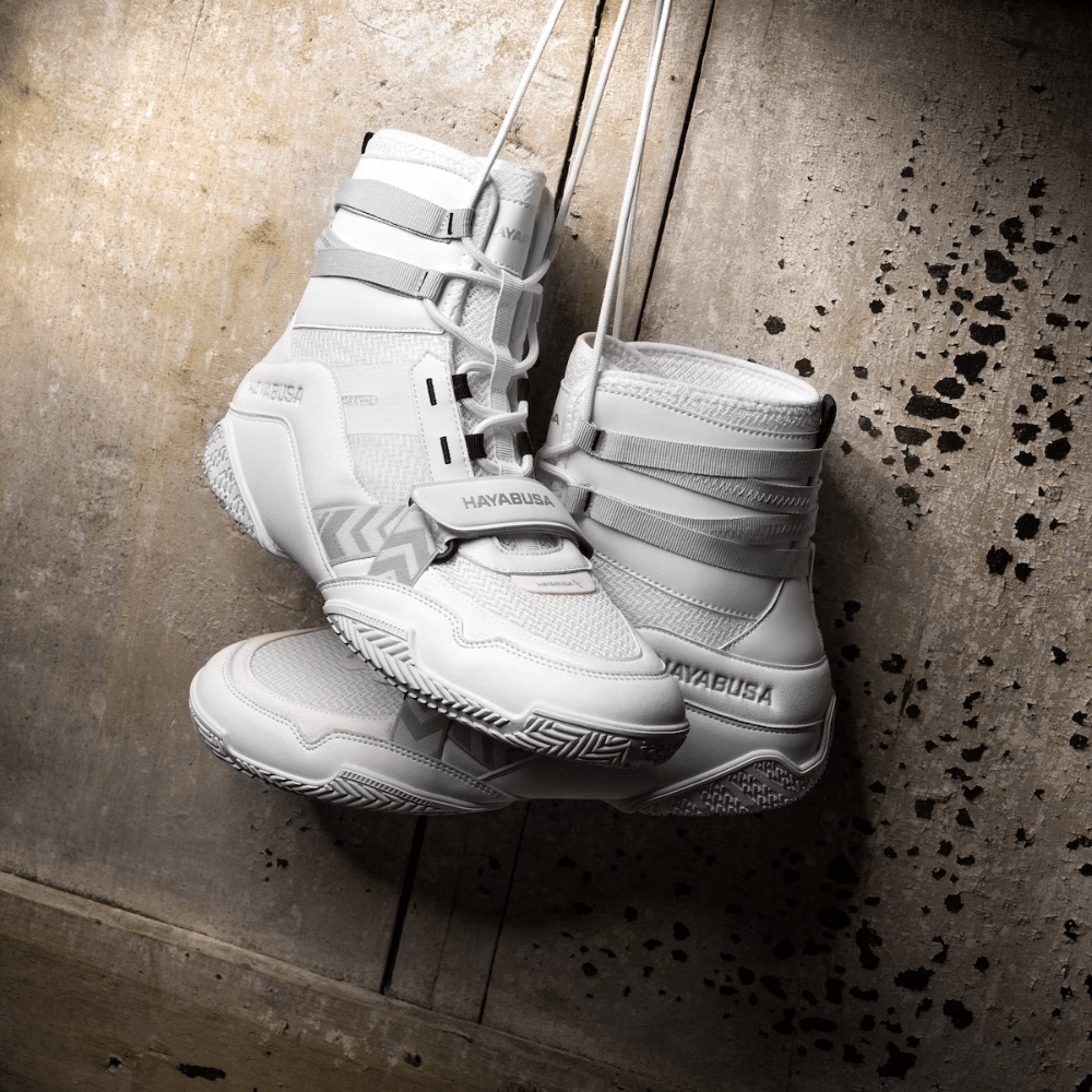 Hibase Shoes Hayabusa Strike Boxing Shoes White – Hayabusa Australia