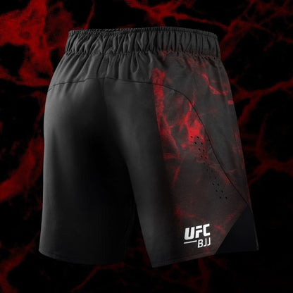Hayabusa UFC BJJ Grappling Shorts Black/Red