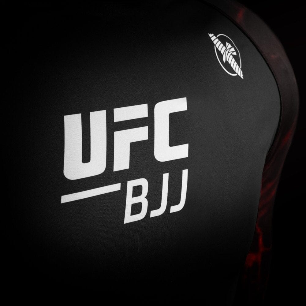 Hayabusa UFC BJJ Long Sleeve Rashguard Black/Red