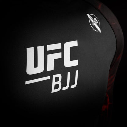 Hayabusa UFC BJJ Long Sleeve Rashguard Black/Red