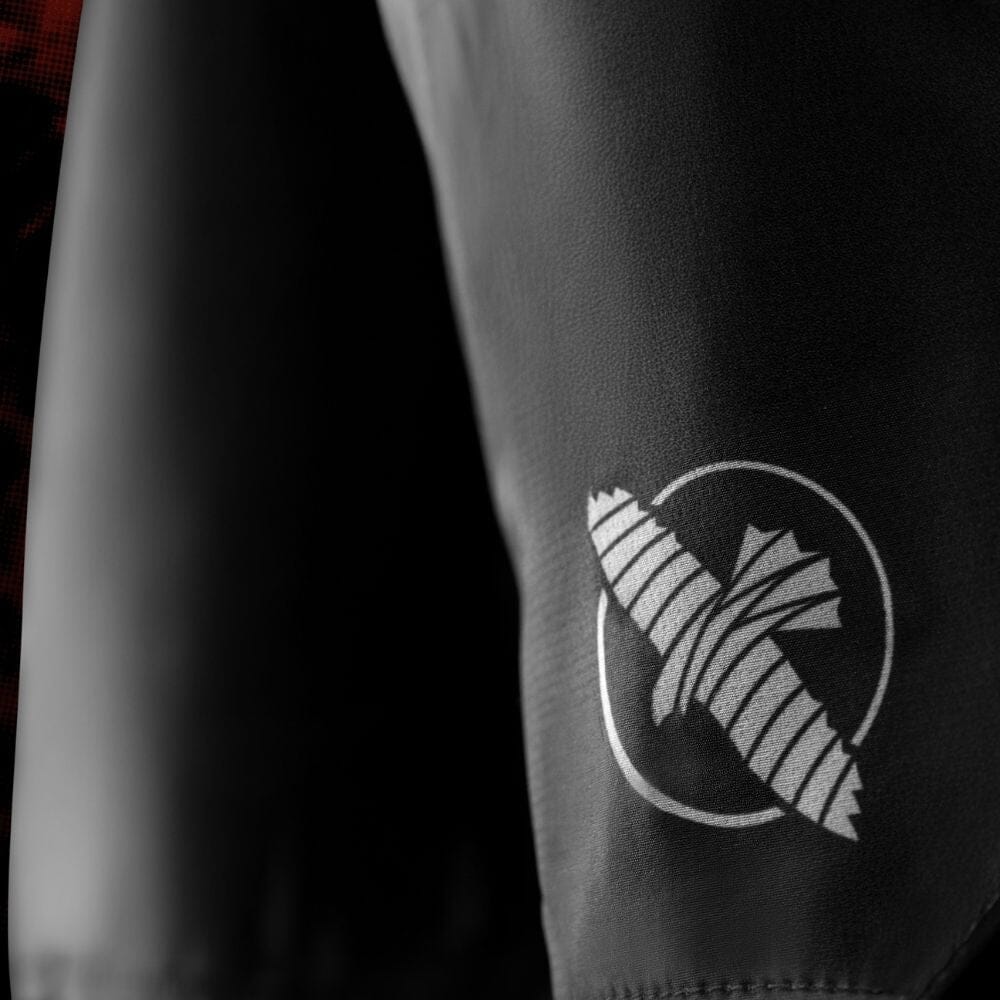 Hayabusa UFC BJJ Womens Grappling Shorts Black/Red