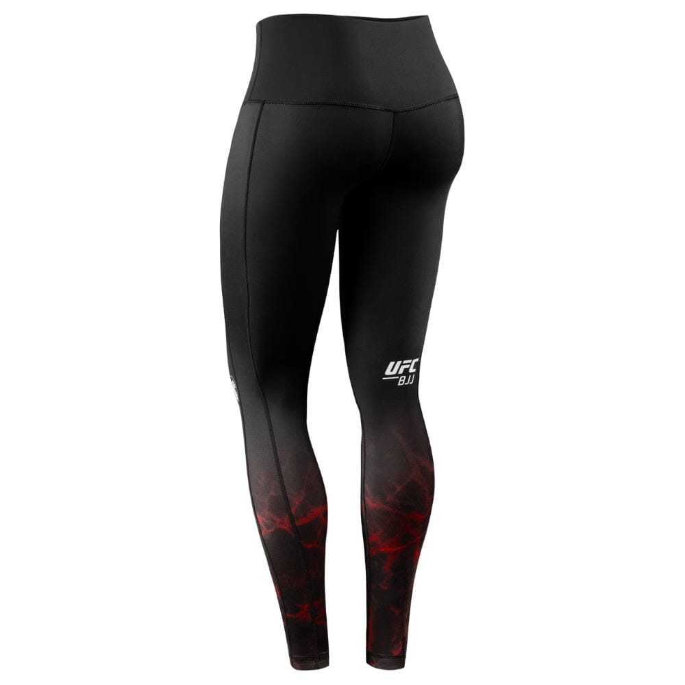 Hayabusa UFC BJJ Womens Leggings Black/Red