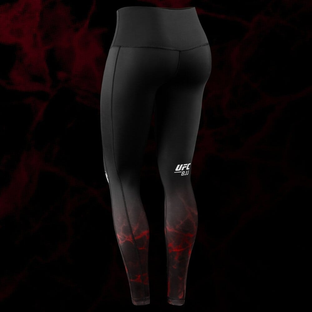 Hayabusa UFC BJJ Womens Leggings Black/Red