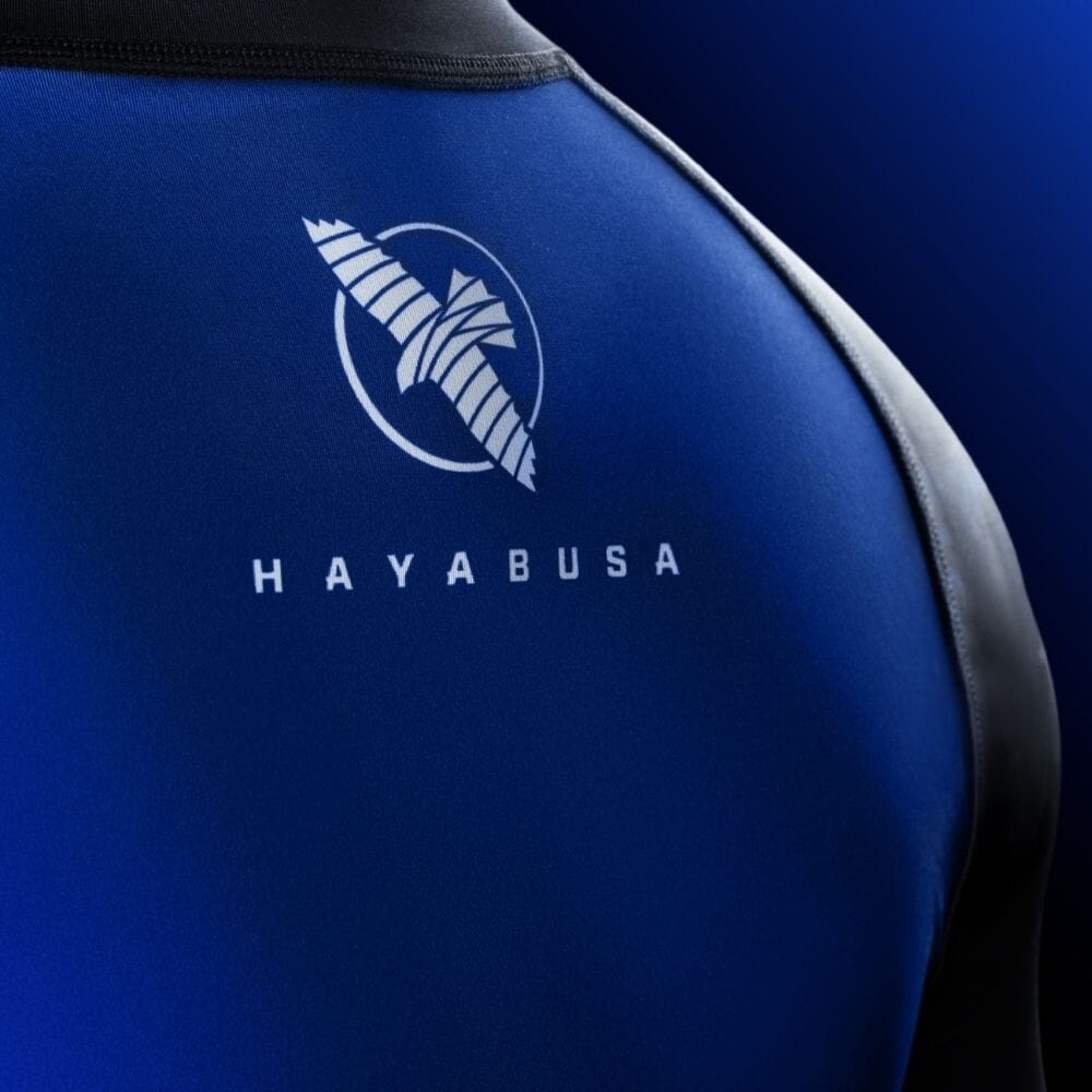 Hayabusa UFC BJJ Womens Long Sleeve Rashguard Black/Blue