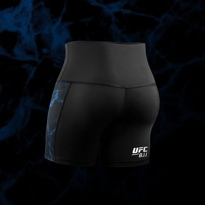 Hayabusa UFC BJJ Womens Vale Tudo Shorts Black/Blue
