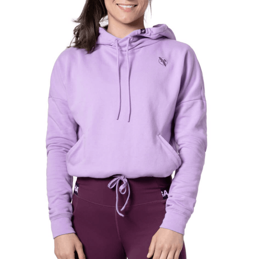 Hayabusa Womens Cozy Fleece Cropped Hoodie Lavender