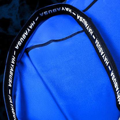 Hayabusa UFC BJJ Womens Short Sleeve Rashguard Black/Blue