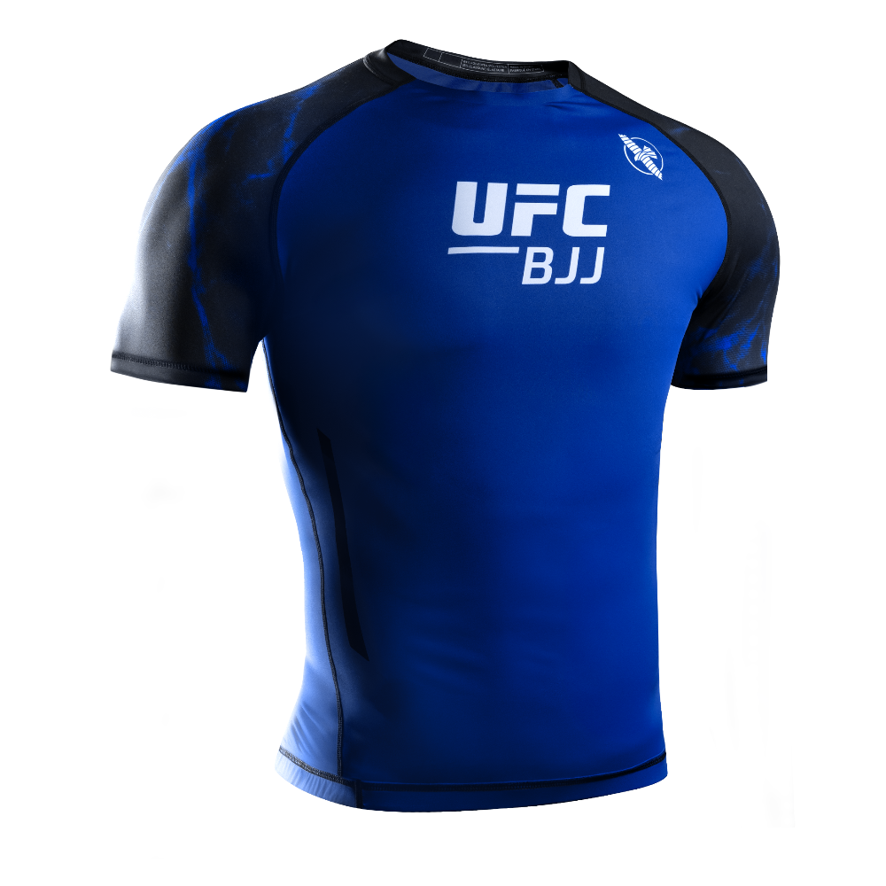 Hayabusa UFC BJJ Short Sleeve Rashguard Blue