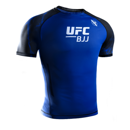 Hayabusa UFC BJJ Short Sleeve Rashguard Blue