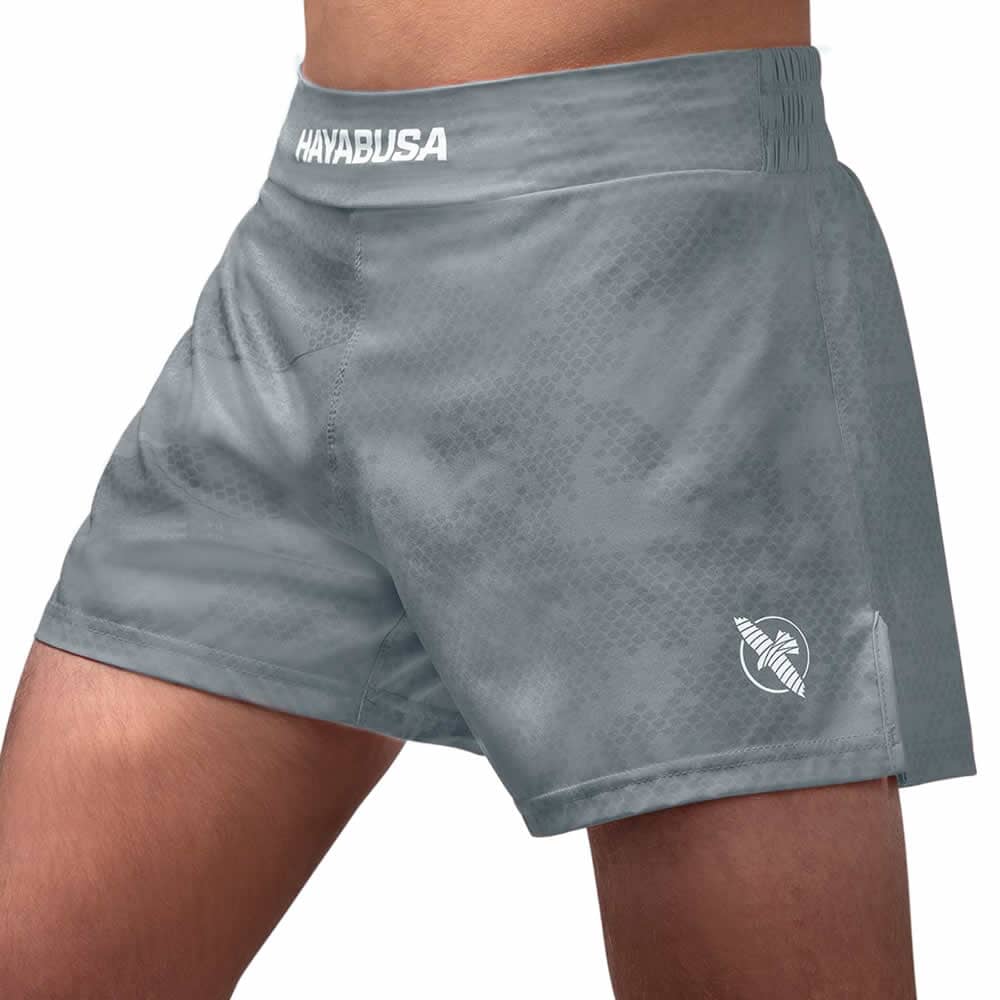 Hayabusa Arrow Kickboxing Shorts MMA Shorts Hayabusa Grey 30 