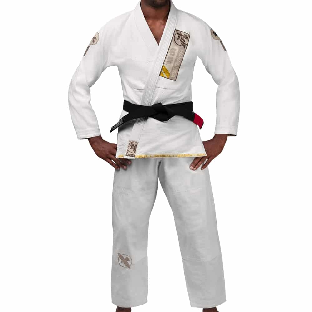 Hayabusa Ascend Lightweight Jiu Jitsu Gi BJJ Gi Men Hayabusa White A0 