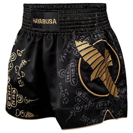 Hayabusa Falcon Muay Thai Shorts Black Front