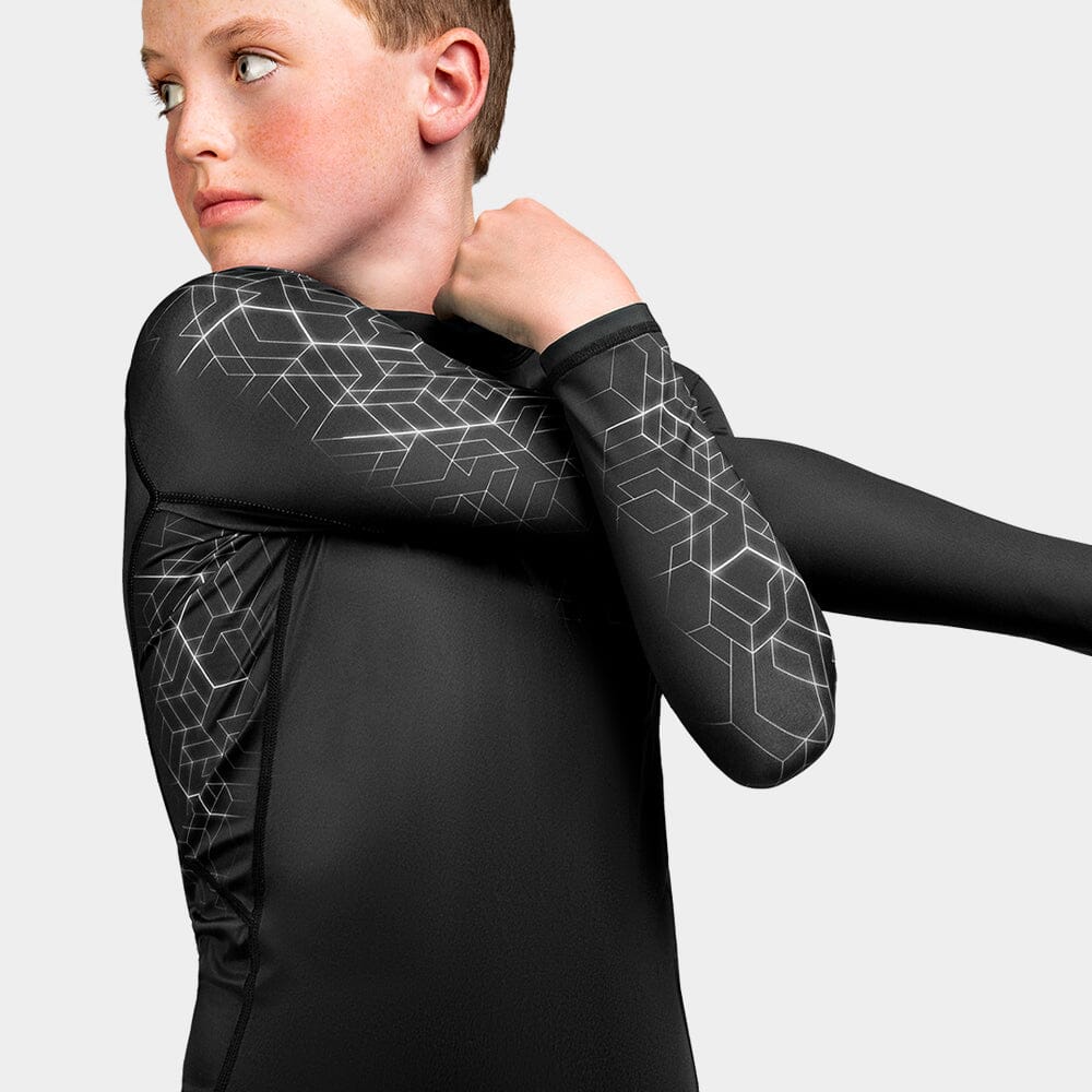 Hayabusa Geo Youth Long Sleeve Rashguard Rashguards Hayabusa 