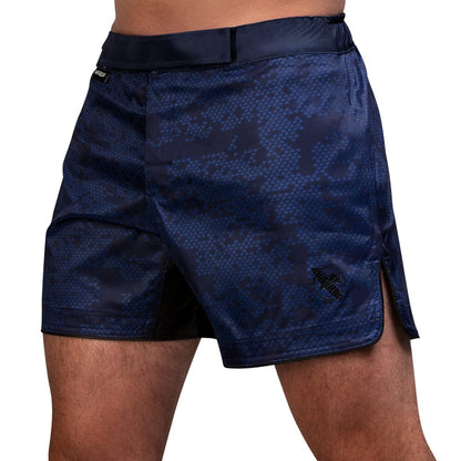 Hayabusa Hexagon Mid-Thigh Fight Shorts MMA Shorts Hayabusa Navy Small 