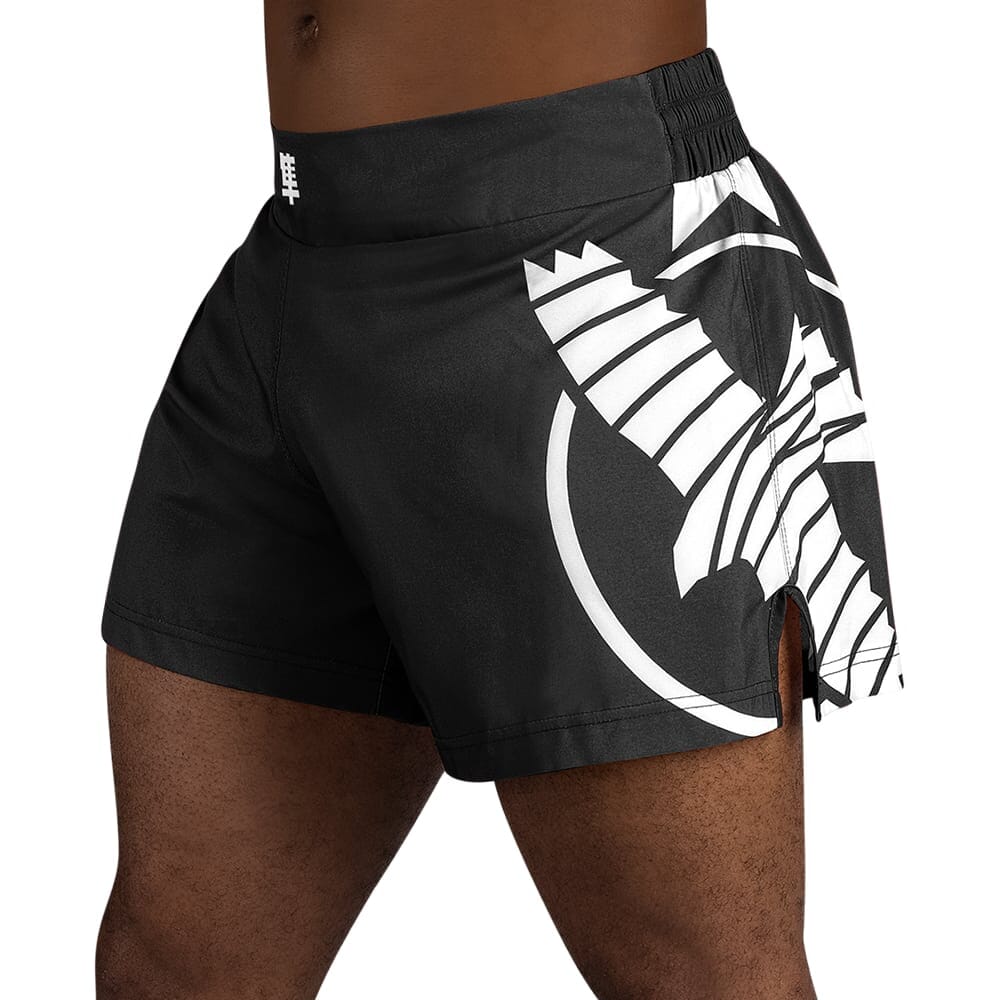 Hayabusa Icon Kickboxing Shorts MMA Shorts Hayabusa Black/White Small 