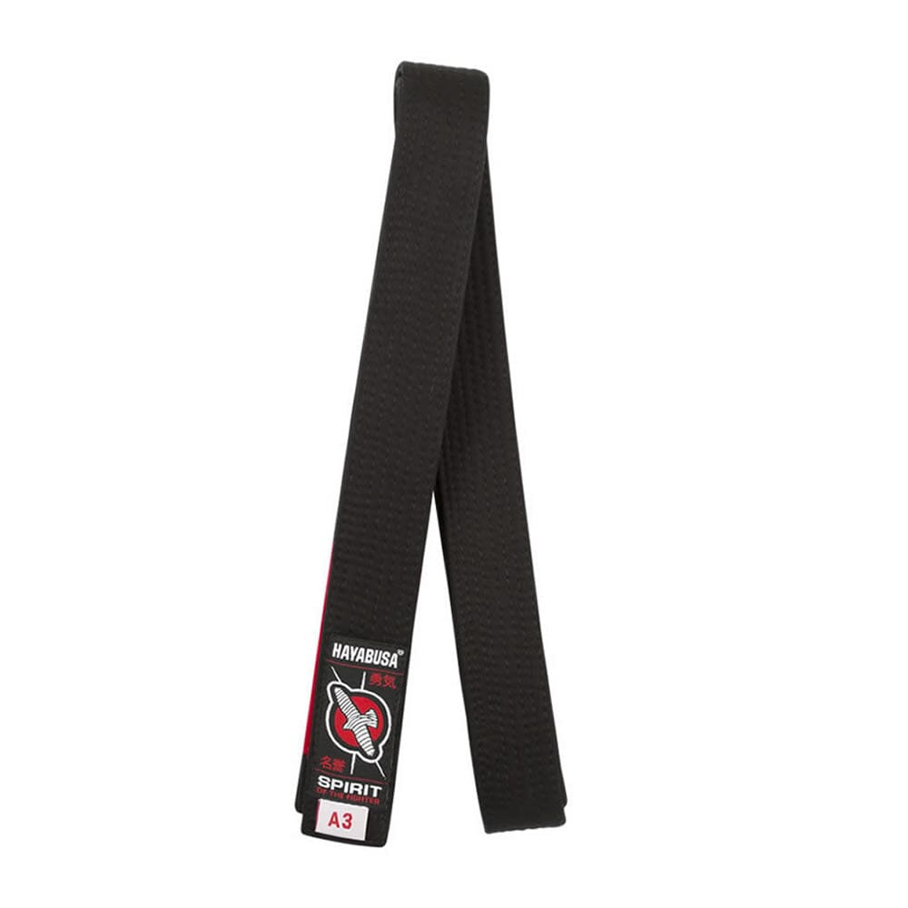 Hayabusa Jiu Jitsu Belt BJJ Belts Hayabusa Black A0 