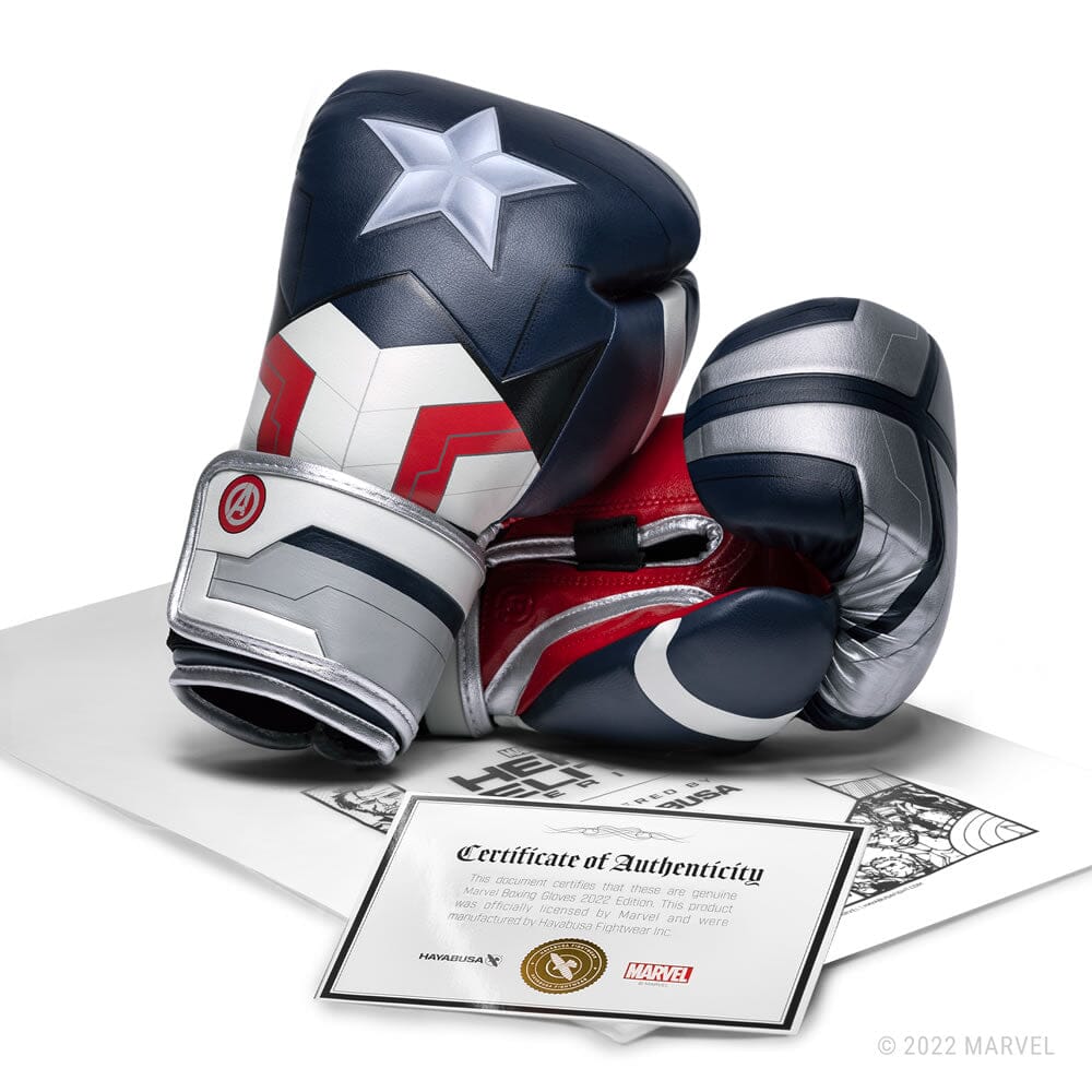 Hayabusa Marvel Captain America (Sam Wilson) Boxing Gloves Boxing Gloves Hayabusa 