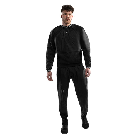 Hayabusa Pro Crewneck Sauna Suit Sauna Suits Hayabusa Black XX Small 