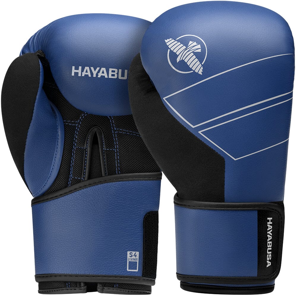Hayabusa S4 Leather Boxing Gloves Boxing Gloves Hayabusa Blue 10oz 