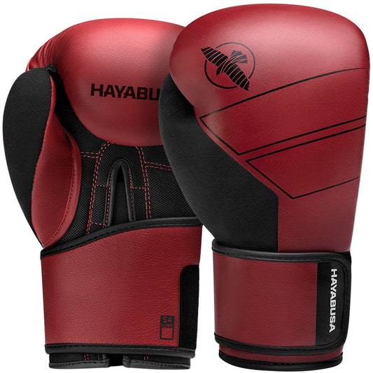 Hayabusa S4 Leather Boxing Gloves Boxing Gloves Hayabusa Red 10oz 