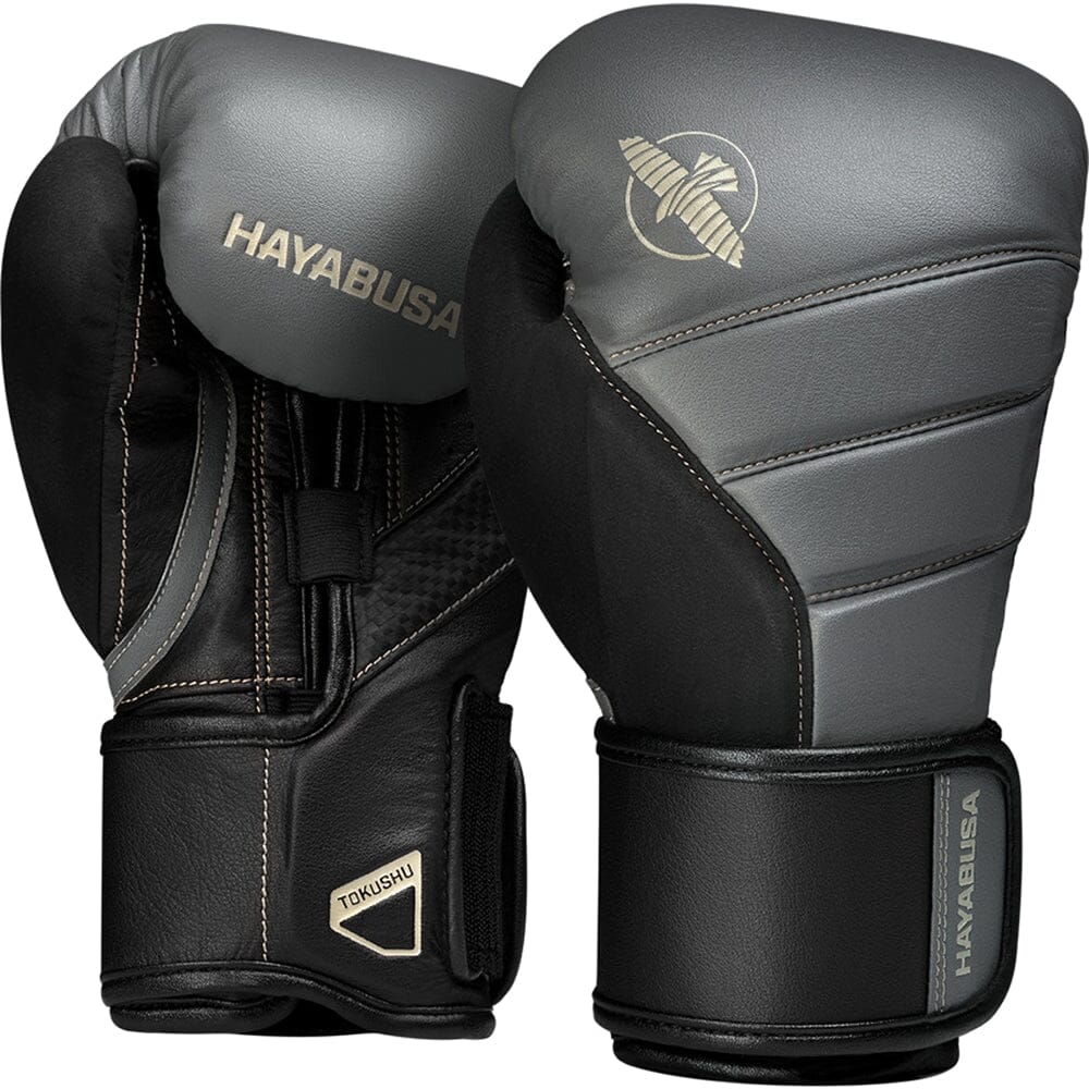 Hayabusa T3 Boxing Gloves Boxing Gloves Hayabusa Charcoal/Black 10oz 