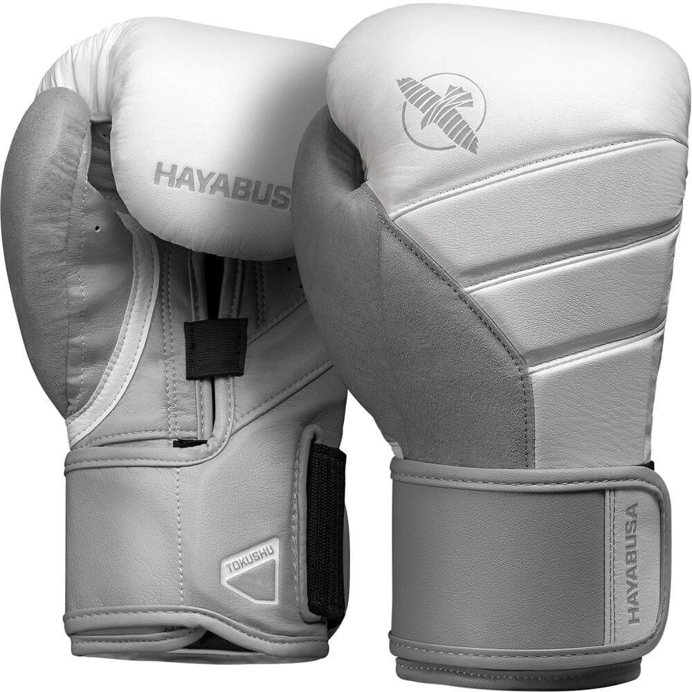 Hayabusa T3 Boxing Gloves Boxing Gloves Hayabusa White/Grey 10oz 