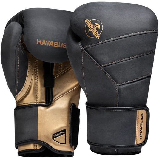Hayabusa T3 LX Boxing Gloves Boxing Gloves Hayabusa Black/Gold 12oz 