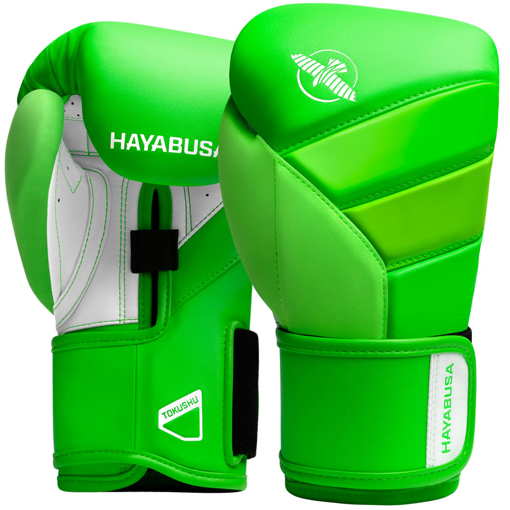 Hayabusa T3 Neon Boxing Gloves Boxing Gloves Hayabusa Neon Green 10oz 