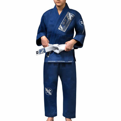 Hayabusa Youth Ascend Lightweight Jiu Jitsu Gi BJJ Gi Youth Hayabusa Navy Y00 