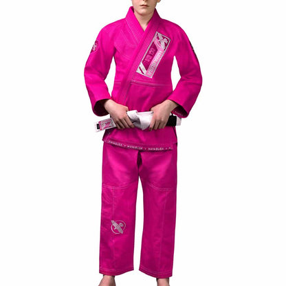 Hayabusa Youth Ascend Lightweight Jiu Jitsu Gi BJJ Gi Youth Hayabusa Pink Y00 