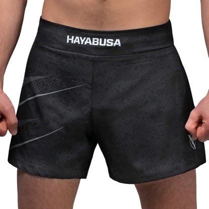 Hayabusa Arrow Kickboxing Shorts Black Front