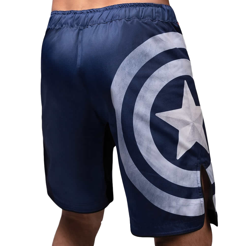 Hayabusa Marvel Captain America Fight Shorts Back