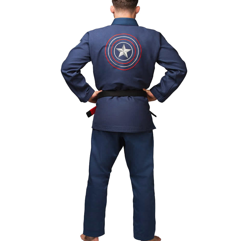 Hayabusa Marvel Captain America Jiu Jitsu Gi Back