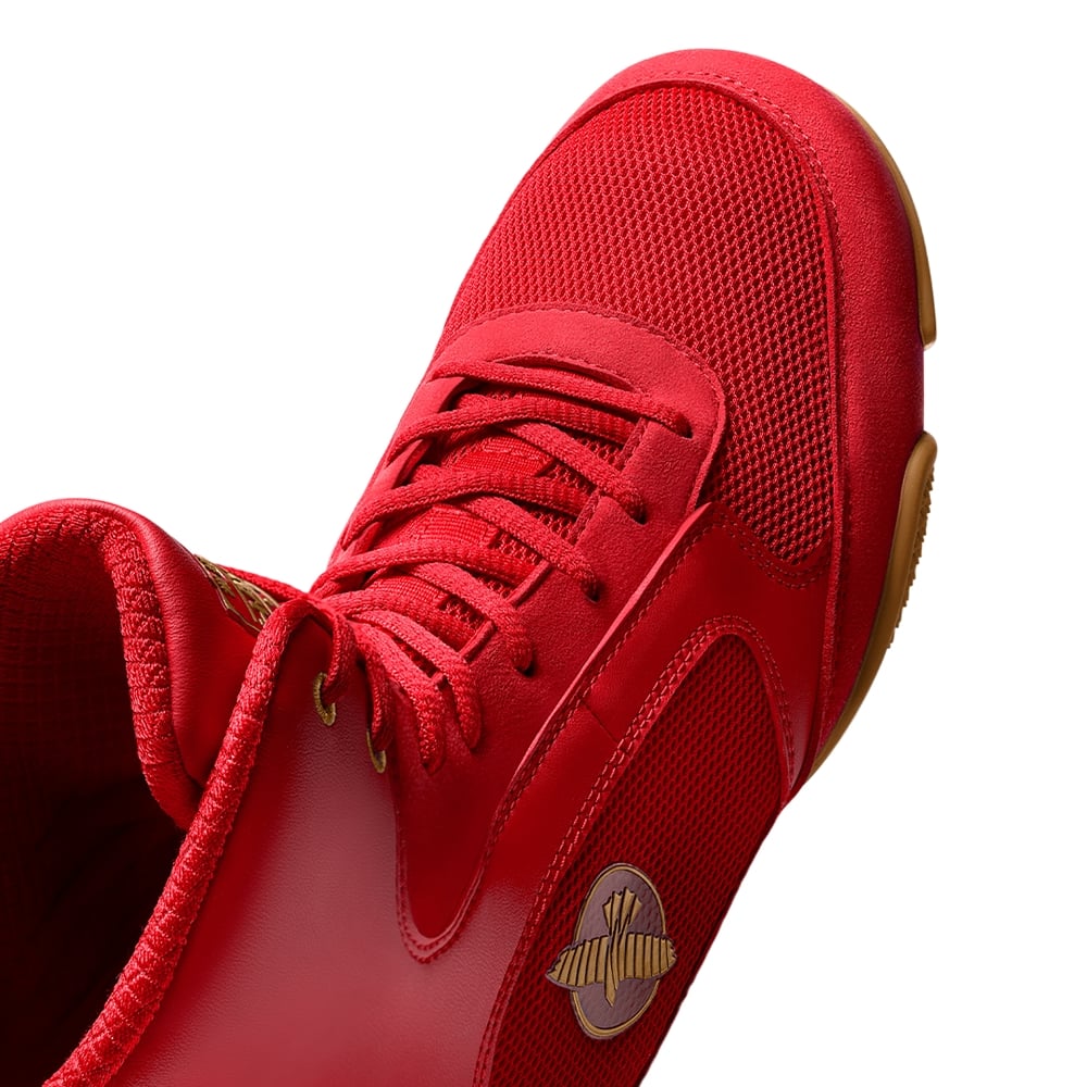 Hayabusa Pro Boxing Shoes Red Toe