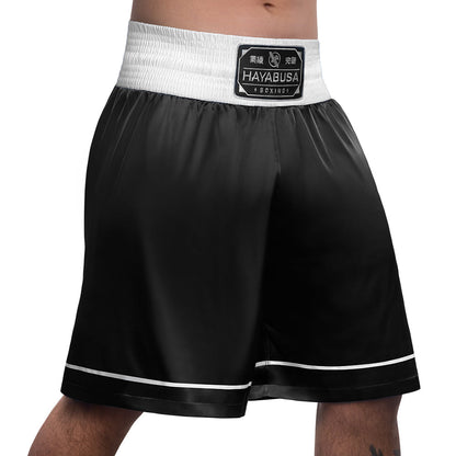 Hayabusa Pro Boxing Shorts Black Right Side