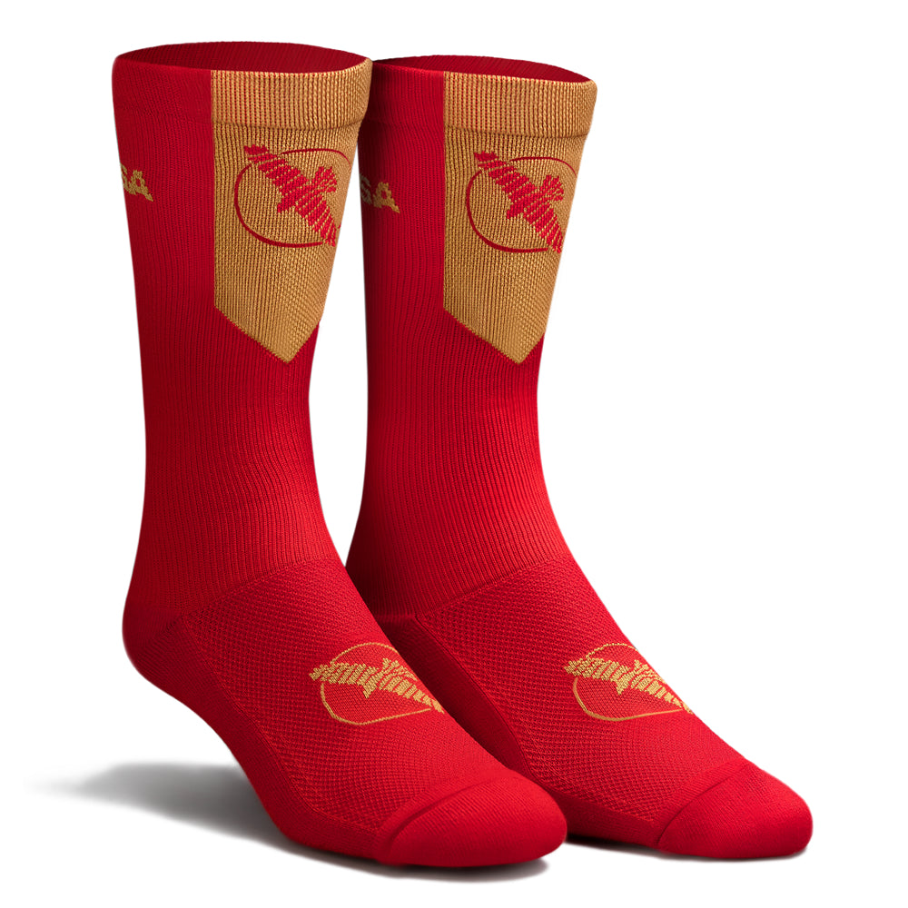 Hayabusa Pro Boxing Socks Red Front