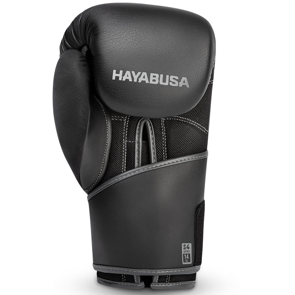 Hayabusa S4 Leather Boxing Gloves Black Inner