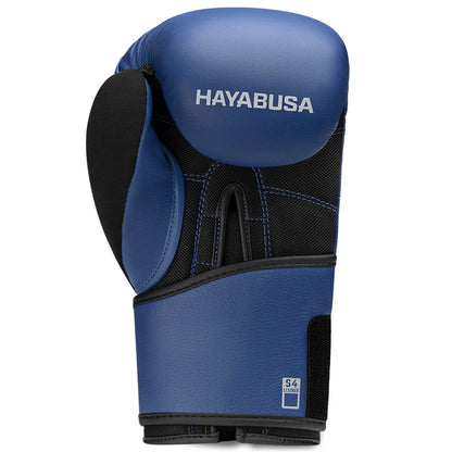 Hayabusa S4 Leather Boxing Gloves Blue Inner