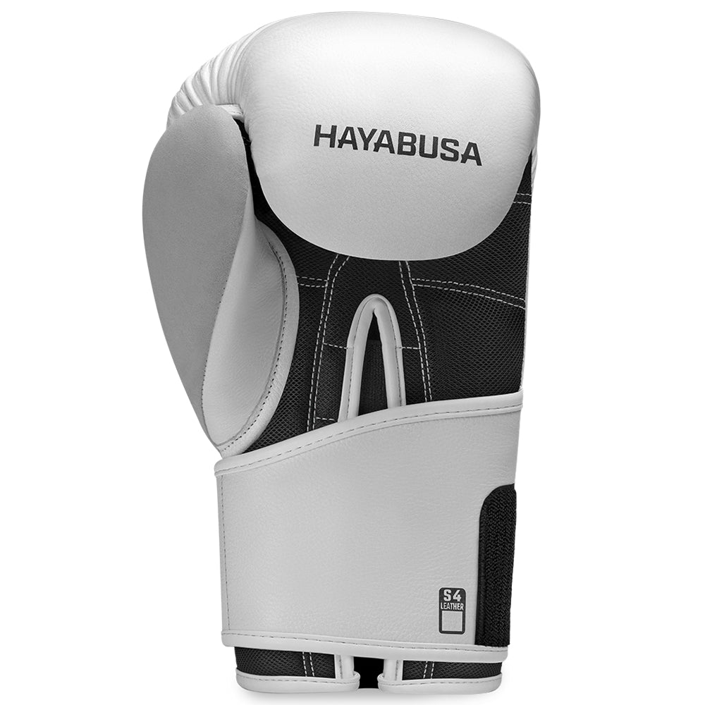 Hayabusa S4 Leather Boxing Gloves White Inner
