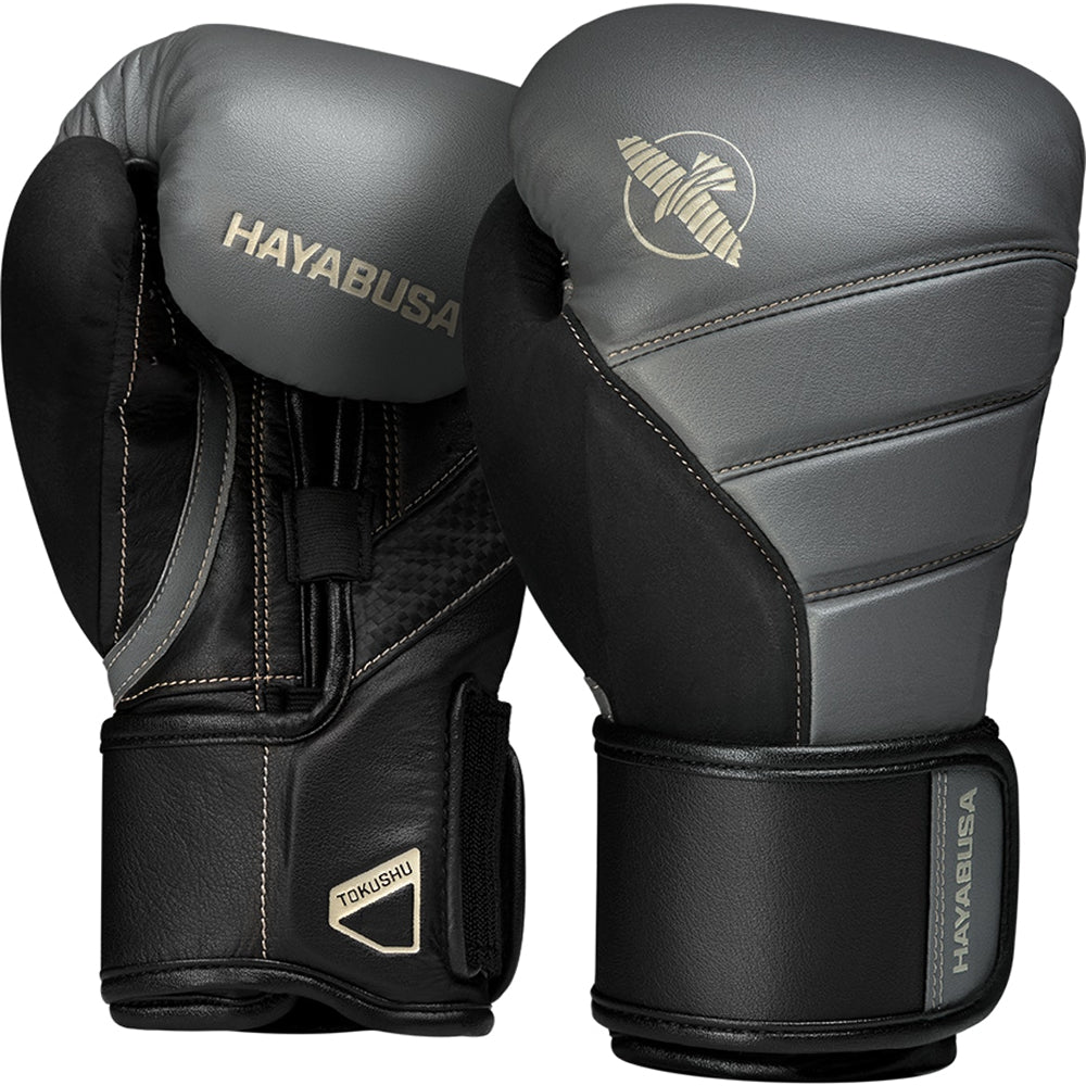 Hayabusa T3 Boxing Gloves Charcoal/Black