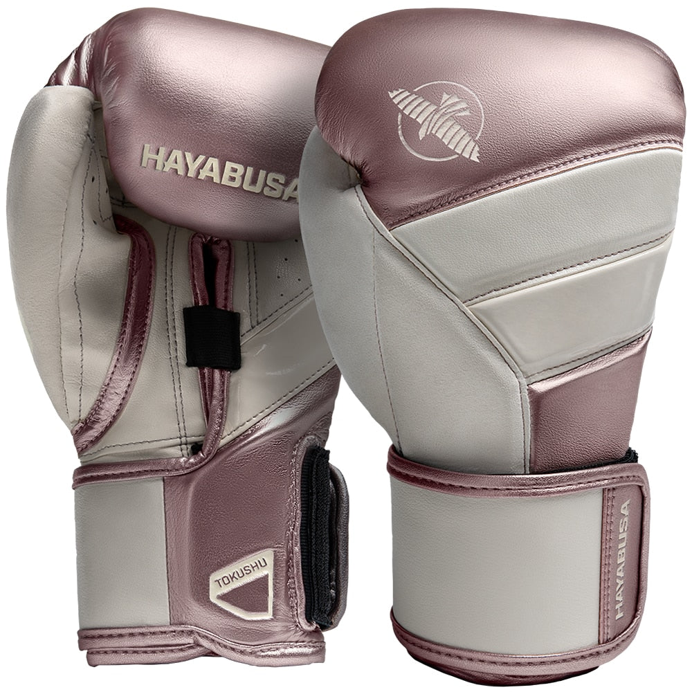 Hayabusa T3 Boxing Gloves Rose Gold