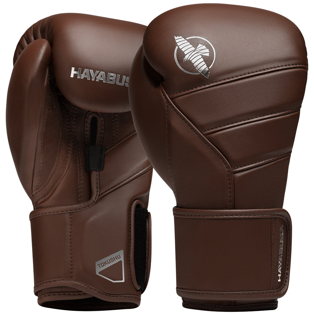 Hayabusa T3 Kanpeki Boxing Gloves Walnut
