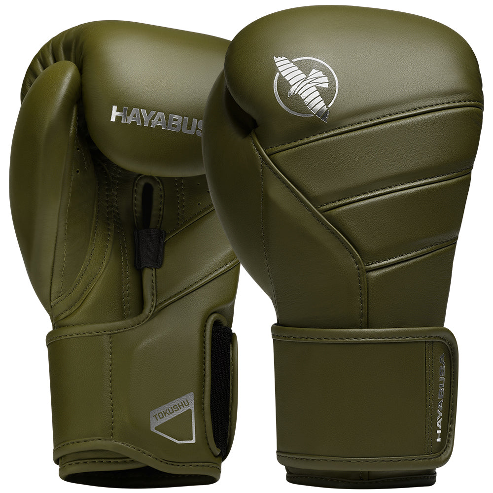 Hayabusa T3 Kanpeki Boxing Gloves Olive