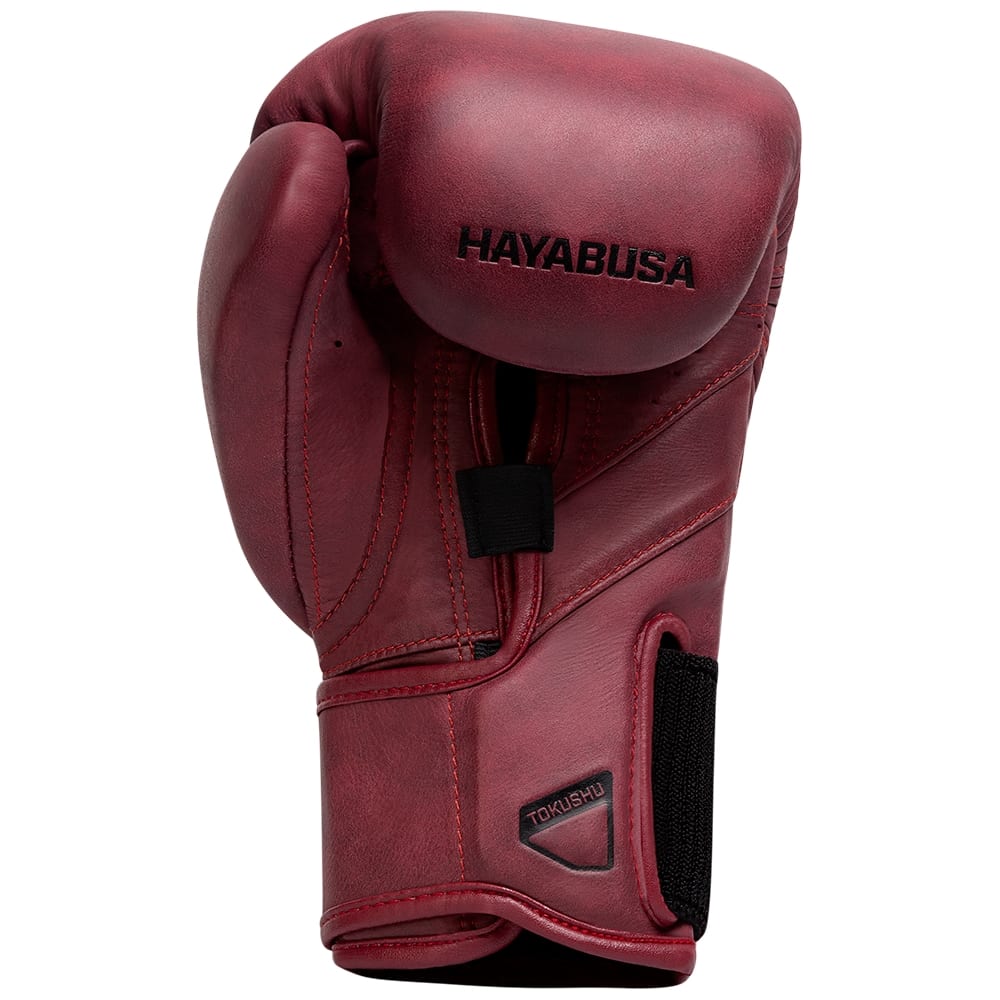 Hayabusa T3 LX Boxing Gloves Crimson Burgundy Inner