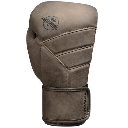 Hayabusa T3 LX Boxing Gloves Vintage Brown Top