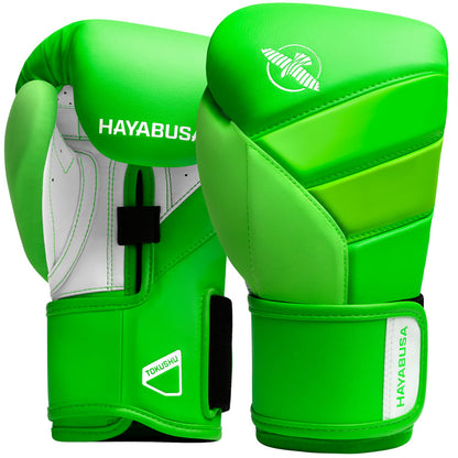 Hayabusa T3 Neon Boxing Gloves Green