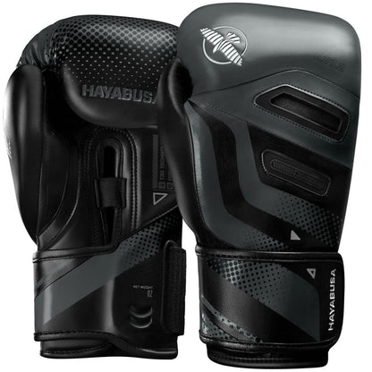 Hayabusa T3D Boxing Gloves Charcoal