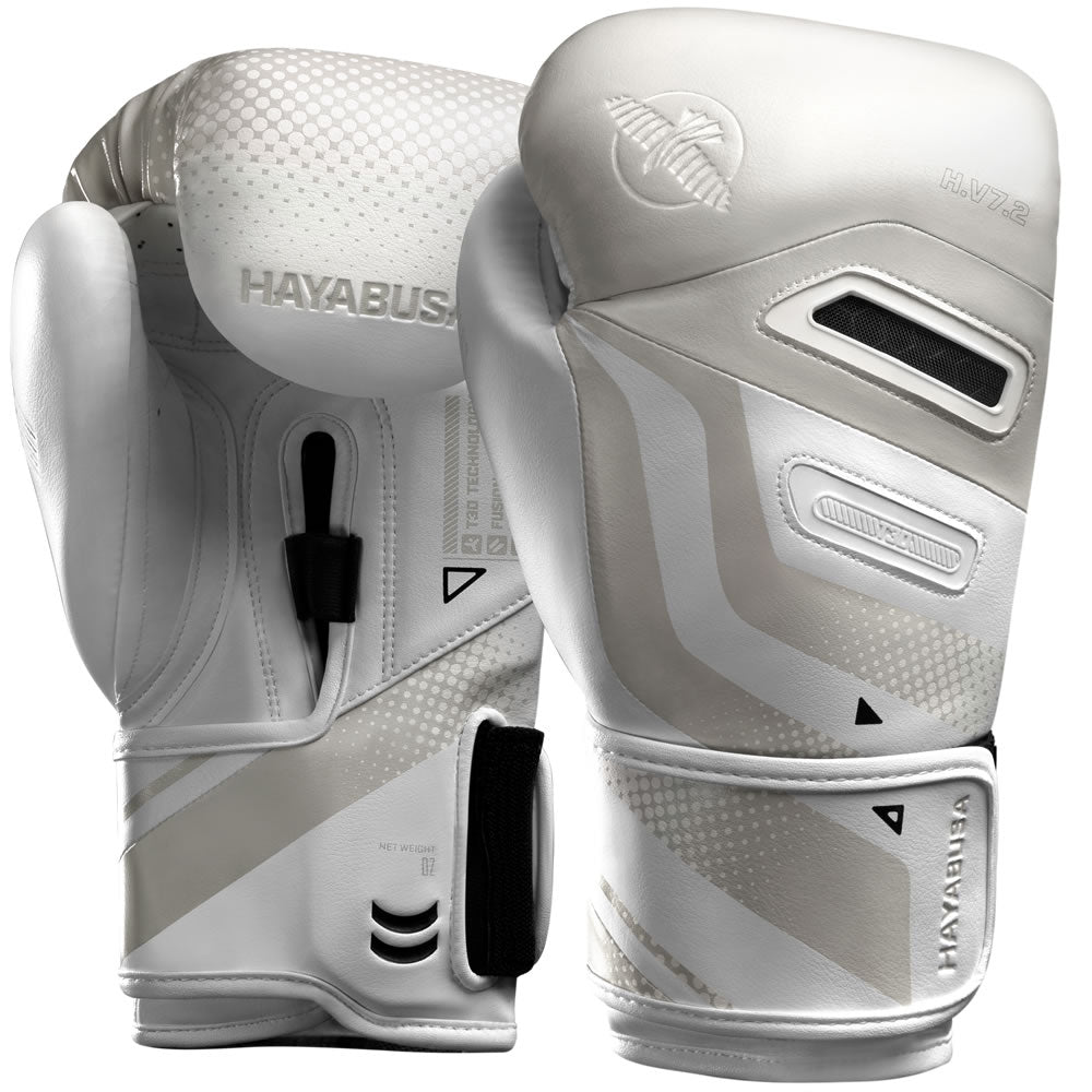 Hayabusa T3D Boxing Gloves White